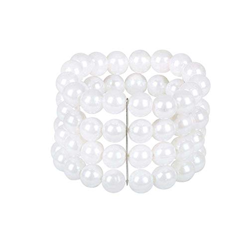 Boland 64506 - Armband mit Perlen, 1 Stück, Einheitsgröße, Perlenkette, Charleston, 20er Jahre, Weiß, Silber, Modeschmuck, Armkette, Accessoire, Kostüm, Verkleidung, Outfit, Karneval, Mottoparty Boland 64506 - Armband mit Perlen, 1 Stück, Einheitsgröße, Perlenkette, Charleston, 20er Jahre, Weiß, Silber, Modeschmuck, Armkette, Accessoire, Kostüm, Verkleidung, Outfit, Karneval, Mottoparty von Boland