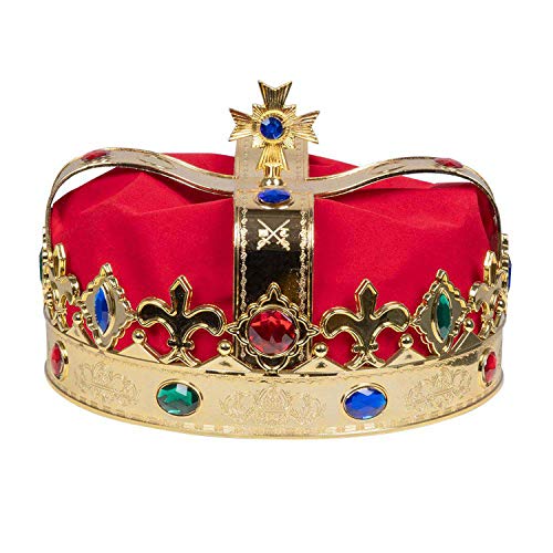 Boland 64557 - Kinderkrone Royal King, Krone, Kaiser, Königin, Herzog, Kopfbedeckung, Karneval, Fasching, Fastnacht, Halloween, Mottoparty, Theater, Bühne Boland 64557 - Kinderkrone Royal King, Krone, Kaiser, Königin, Herzog, Kopfbedeckung, Karneval, Fasching, Fastnacht, Halloween, Mottoparty, Theater, Bühne von Boland