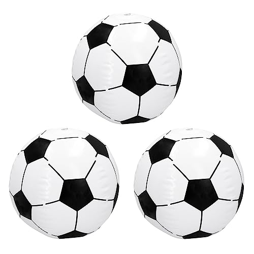 Boland 65219 - Aufblasbarer Fußball, 3 Stück im Set, Wasserspielzeug, Dekoration, Party Deko für Pool, Sommerfest und Mottoparty Boland 65219 - Aufblasbarer Fußball, 3 Stück im Set, Wasserspielzeug, Dekoration, Party Deko für Pool, Sommerfest und Mottoparty von Boland