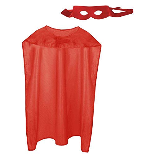 Boland - Kostüm Held, 2-teilig, Einheitsgröße für Erwachsene, Maske und Umhang, Rot, Superman, Hero, Mottoparty, Karneval Boland - Kostüm Held, 2-teilig, Einheitsgröße für Erwachsene, Maske und Umhang, Rot, Superman, Hero, Mottoparty, Karneval von Boland