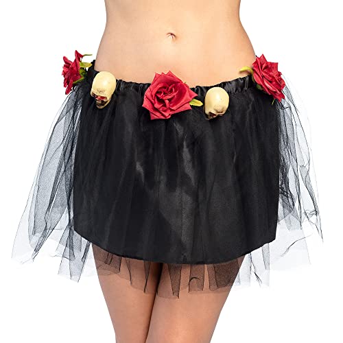 Boland 72078 - Tutu Dia de los Muertos, Mini-Rock aus Tüll, Dia de los Muertos, Kostüm, Karneval, Mottoparty, Halloween Boland 72078 - Tutu Dia de los Muertos, Mini-Rock aus Tüll, Dia de los Muertos, Kostüm, Karneval, Mottoparty, Halloween von Boland