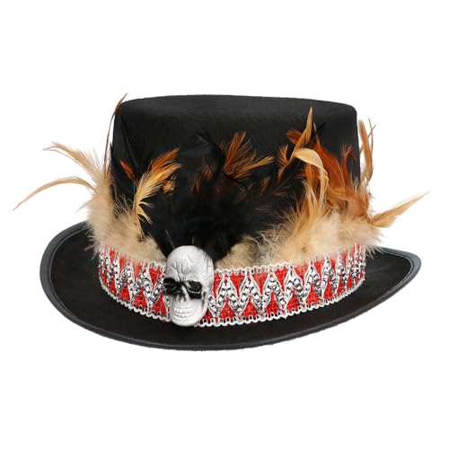 Boland 72209 - Hut Voodoo, Zylinder für Halloween, Karneval und Kostüme, Schamane, Wunderheiler Boland 72209 - Hut Voodoo, Zylinder für Halloween, Karneval und Kostüme, Schamane, Wunderheiler von Boland