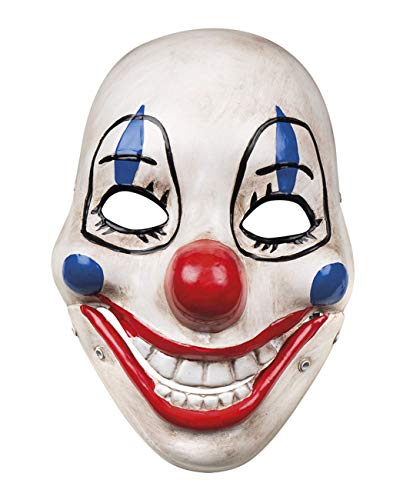 Boland 72211 - Gesichtsmaske Scary Clown mit beweglichem Kiefer, Kostüm-Accessoire, Karnevals-Accessoire Boland 72211 - Gesichtsmaske Scary Clown mit beweglichem Kiefer, Kostüm-Accessoire, Karnevals-Accessoire von Boland