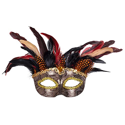 Boland 72218 - Augenmaske Voodoo Marasa, Maskenball, Accessoire, Karneval, Kostüm, Mottopary, Halloween von Boland