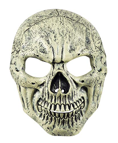 Boland 72238 - Gesichtsmaske Schädel, Kostüm-Accessoire, Halloween-Accessoire Boland 72238 - Gesichtsmaske Schädel, Kostüm-Accessoire, Halloween-Accessoire von Boland