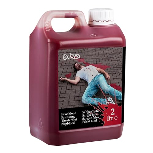 Boland 72243 - Theaterblut, 2 Liter im Kanister, Kunstblut, Filmblut, Fakeblut, Special Effekt, Wunden, Schminken, Halloween, Mottoparty, Karneval Boland 72243 - Theaterblut, 2 Liter im Kanister, Kunstblut, Filmblut, Fakeblut, Special Effekt, Wunden, Schminken, Halloween, Mottoparty, Karneval von Boland