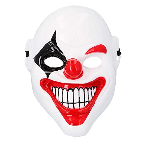 Boland 72264 - Maske Horror-Clown, Gesichtsmaske, Killer, Psycho, Accessoire, Halloween, Karneval, Mottoparty von Boland
