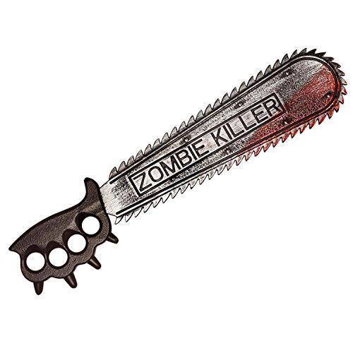 Boland 72267 - Kettensäge Zombie Killer, Länge 50 cm, Attrappe aus Kunststoff, Waffe, Kostüm, Zubehör, Karneval, Mottoparty, Halloween Boland 72267 - Kettensäge Zombie Killer, Länge 50 cm, Attrappe aus Kunststoff, Waffe, Kostüm, Zubehör, Karneval, Mottoparty, Halloween von Boland