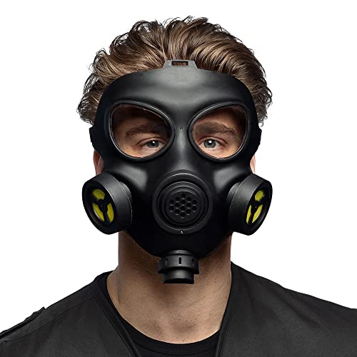 Boland 72281 - Gasmaske, Halloween Maske, Accessoire für Faschingskostüme, Horrormaske für Karneval, Kostümzubehör Boland 72281 - Gasmaske, Halloween Maske, Accessoire für Faschingskostüme, Horrormaske für Karneval, Kostümzubehör von Boland