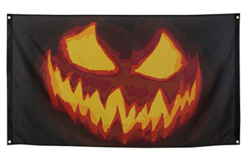 Boland 72301 - Fahne Gruseliger Kürbis, Kostüm-Accessoire, Halloween-Accessoire von Boland