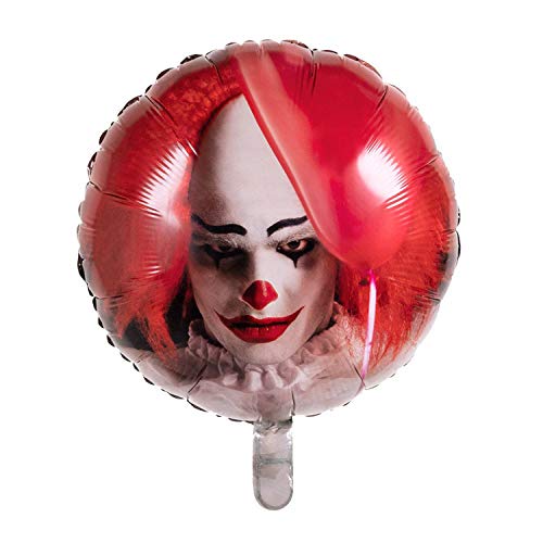 Boland 72357 - Folienballon Horror-Clown, Größe 45 cm, zweiseitig bedruckter Ballon, Gruselmotiv, Horror, Luftballon, Helium, Geschenk, Dekoration, Geburtstag, Halloween Boland 72357 - Folienballon Horror-Clown, Größe 45 cm, zweiseitig bedruckter Ballon, Gruselmotiv, Horror, Luftballon, Helium, Geschenk, Dekoration, Geburtstag, Halloween von Boland