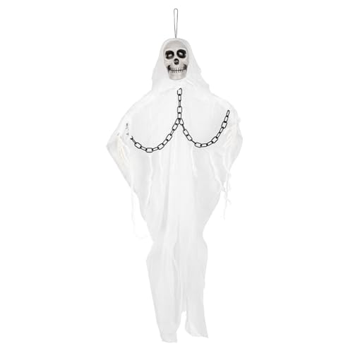 Boland 73125 - Hängende Geister Dekoration, 60 cm, Party Deko für Mottoparty und Halloween, Hängedeko Boland 73125 - Hängende Geister Dekoration, 60 cm, Party Deko für Mottoparty und Halloween, Hängedeko von Boland