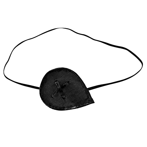 Boland 74124 - Augenklappe Pirat deluxe, Schwarz, Accessoire, Freibeuter, Mottoparty, Karneval Boland 74124 - Augenklappe Pirat deluxe, Schwarz, Accessoire, Freibeuter, Mottoparty, Karneval von Boland
