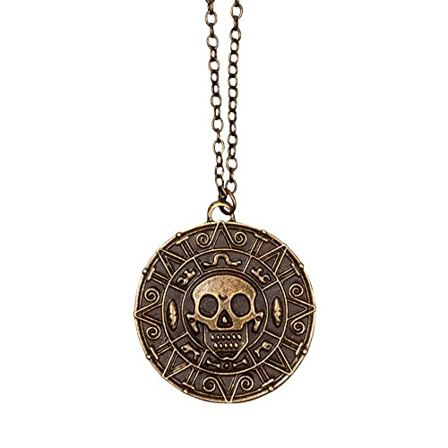 Boland 74126 - Halskette Pirat, Modeschmuck mit Anhänger, für Erwachsene, Piratenamulett, Totenkopf, Seeräuber, Freibeuter, Karneval, Fasching, Fastnacht, Halloween, Mottoparty Boland 74126 - Halskette Pirat, Modeschmuck mit Anhänger, für Erwachsene, Piratenamulett, Totenkopf, Seeräuber, Freibeuter, Karneval, Fasching, Fastnacht, Halloween, Mottoparty von Boland