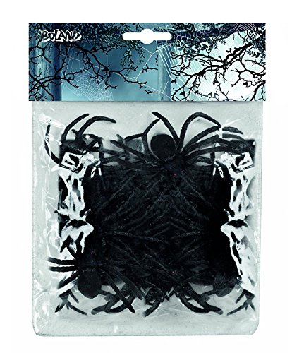 Boland 74466 - Spinnen Set, 12 Stück, Größe 7 x 8 cm, Schwarz, Achtbeiner, Krabbeltiere, Tiere, Accessoire, Dekoration, Halloween, Motto Party, Karneval Boland 74466 - Spinnen Set, 12 Stück, Größe 7 x 8 cm, Schwarz, Achtbeiner, Krabbeltiere, Tiere, Accessoire, Dekoration, Halloween, Motto Party, Karneval von Boland