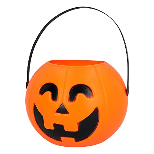 Boland 74593 - Kürbis Eimer für Halloween mit Licht und Sound, Tasche aus Kunststoff, Halloween Deko, Kostüm Zubehör Boland 74593 - Kürbis Eimer für Halloween mit Licht und Sound, Tasche aus Kunststoff, Halloween Deko, Kostüm Zubehör von Boland