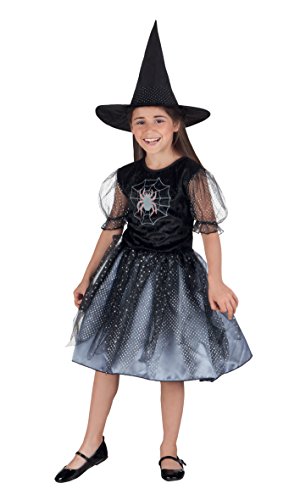 Boland 78019 - Kinderkostüm Spinnenhexe, Größe 140, schwarz Boland 78019 - Kinderkostüm Spinnenhexe, Größe 140, schwarz von Boland