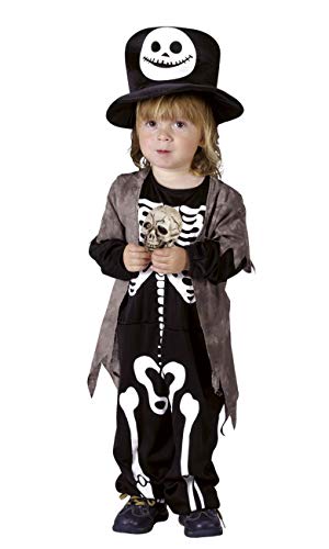 Boland 78096 - Kostüm Schauriges Skelett für Kinder, 3 - 4 Jahre, Kinderkostüm für Karneval und Halloween, Faschingskostüm für Mädchen und Jungs Boland 78096 - Kostüm Schauriges Skelett für Kinder, 3 - 4 Jahre, Kinderkostüm für Karneval und Halloween, Faschingskostüm für Mädchen und Jungs von Boland