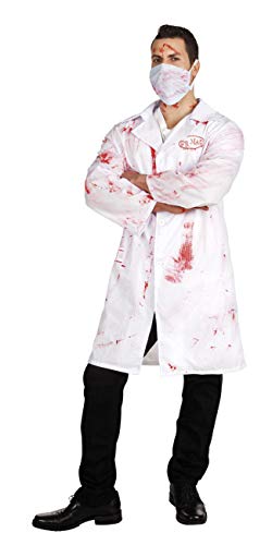 Boland - Erwachsenen-Kostüm Doktor Mad, Arztkittel und Mundschutz, Arzt, Krankenhaus, Karneval, Mottoparty, Halloween von Boland
