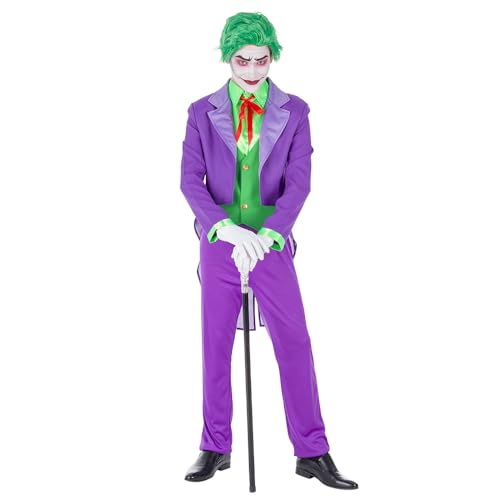 Boland 79311 - Kostüm Evil Genius für Jugendliche, Faschingskostüme, Halloween, Kostümset Bösewicht von Boland