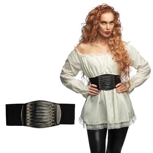 Boland 81035 - Korsett mit Stretch, Größe M/L, Corsage für Faschingskostüme, Accessoires, Zubehör für Karneval oder Mottoparty von Boland