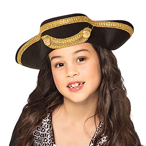 Boland 81906 - Kinderhut Pirat Joey, one size, Pirat, Edelmann, Freibeuter, Seefahrer, Kapitän, Mittelalter, Karneval, Fasching, Halloween, Mottoparty, Verkleidung, Theater Boland 81906 - Kinderhut Pirat Joey, one size, Pirat, Edelmann, Freibeuter, Seefahrer, Kapitän, Mittelalter, Karneval, Fasching, Halloween, Mottoparty, Verkleidung, Theater von Boland