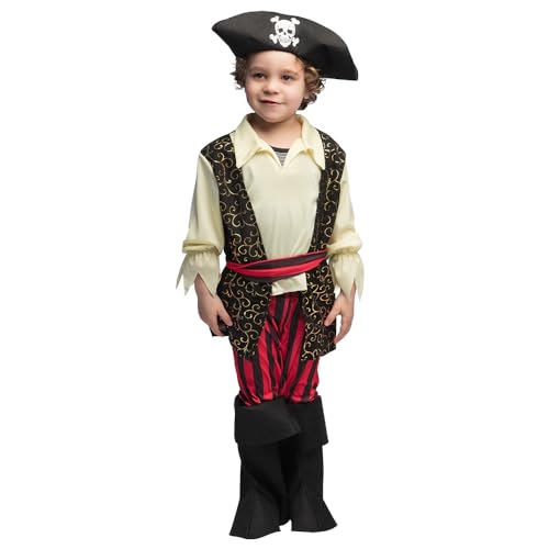 Boland 82238 - Kostüm für Kinder Pirat Rocco, Kostümset für Mädchen und Jungs, Seeräuber, Freibeuter, Halloween, Karneval, Fasching, Mottoparty, Faschingskostüme Kinder Boland 82238 - Kostüm für Kinder Pirat Rocco, Kostümset für Mädchen und Jungs, Seeräuber, Freibeuter, Halloween, Karneval, Fasching, Mottoparty, Faschingskostüme Kinder von Boland