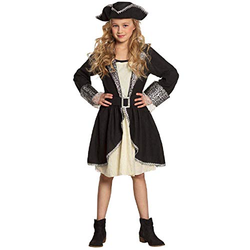 Boland 82281 - Kinderkostüm Piratin Tracy, für Mädchen zwischen 7 und 9 Jahren, ca. 130-140 cm, Hut, Kleid, Gürtel, Kostümset, Seeräuberin, Freibeuterin, Mottoparty, Karneval Boland 82281 - Kinderkostüm Piratin Tracy, für Mädchen zwischen 7 und 9 Jahren, ca. 130-140 cm, Hut, Kleid, Gürtel, Kostümset, Seeräuberin, Freibeuterin, Mottoparty, Karneval von Boland