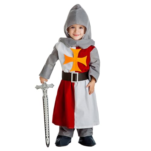 Boland 82392 - Kinderkostüm Mittelalter Ritter 5-teilig, Faschingskostüm für Mottoparty oder Karneval, Märchenkostüm Boland 82392 - Kinderkostüm Mittelalter Ritter 5-teilig, Faschingskostüm für Mottoparty oder Karneval, Märchenkostüm von Boland