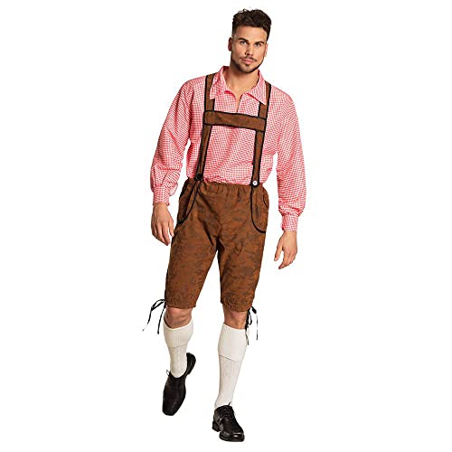 Boland - Erwachsenenkostüm Werner, Shirt und Hose, Tracht, Latzhose, Motto-Party, Karneval von Boland