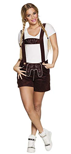 Boland 83865 - Lederhose Erika, Größe M, kurze Hose in Leder-Optik, Tracht, Volksfest, Bayerin, Kostüm, Karneval, Mottoparty Boland 83865 - Lederhose Erika, Größe M, kurze Hose in Leder-Optik, Tracht, Volksfest, Bayerin, Kostüm, Karneval, Mottoparty von Boland
