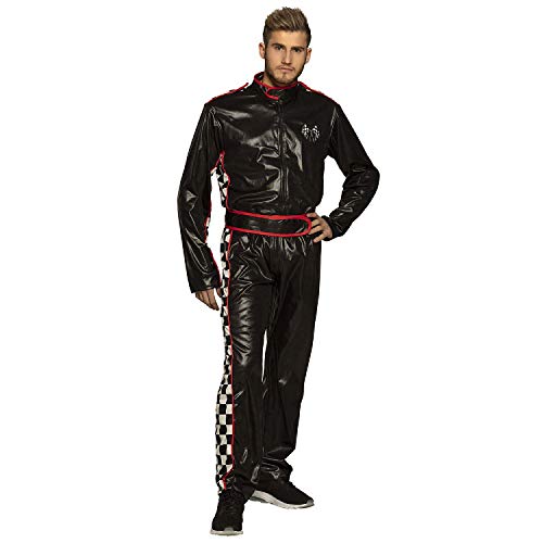 Boland 83884 - Kostüm für Erwachsene Rennfahrer, Overall und Gürtel, für Herren, Race Driver, Jumpsuit, Anzug, Verkleidung, Karneval, Mottoparty von Boland