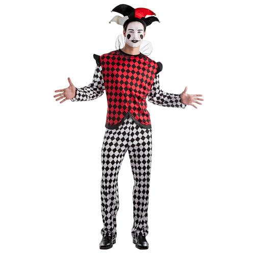 Boland 84063 - Teenager Kostüm Harlekin, 14 - 16 Jahre, Faschingskostüm für Halloween, Karneval oder Mottoparty Boland 84063 - Teenager Kostüm Harlekin, 14 - 16 Jahre, Faschingskostüm für Halloween, Karneval oder Mottoparty von Boland