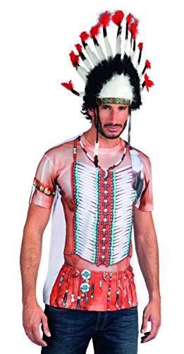 Boland 84227 - Fotorealistisches Shirt Indian, Kostüme für Erwachsene Boland 84227 - Fotorealistisches Shirt Indian, Kostüme für Erwachsene von Boland