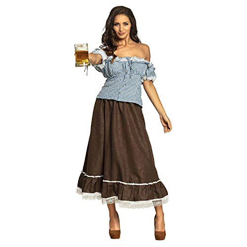 Boland 84502 Erwachsenenkostüm Frau Müller Trachtenkostüm Kellnerin, Bluse und Rock, verschiedene Größen, Oktoberfest, Motto Party, Karneval von Boland
