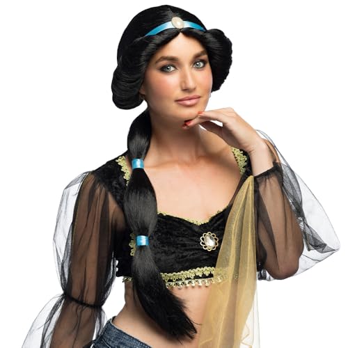 Boland 85079 - Perücke für Erwachsene, Frisur für Mottoparty oder Karneval, Zubehör für Faschingskostüme, Prinzessin aus 1001 Nacht von Boland