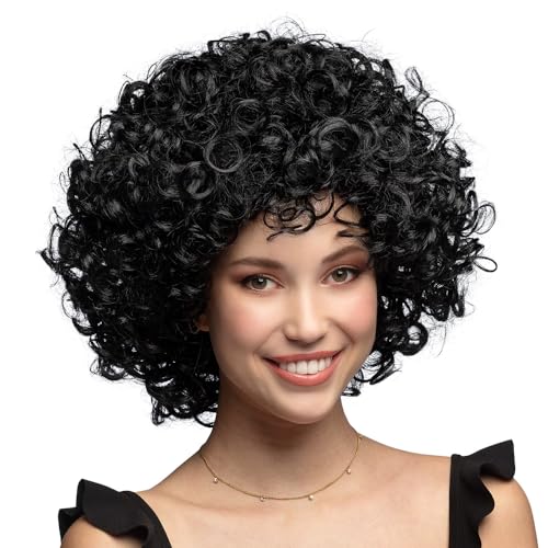 Boland 86226 - Perücke Candice, mittellang, schwarz, Lockenperücke, 80er-Jahre-Kostüm-Accessoire, Karneval, Themenparty, Mottoparty Boland 86226 - Perücke Candice, mittellang, schwarz, Lockenperücke, 80er-Jahre-Kostüm-Accessoire, Karneval, Themenparty, Mottoparty von Boland