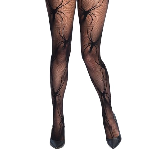 Boland 87864 - Spinnen Strumpfhose, Netzstrümpfe, Hose für Faschingskostüme, Kostüm Zubehör für Karneval und Halloween Boland 87864 - Spinnen Strumpfhose, Netzstrümpfe, Hose für Faschingskostüme, Kostüm Zubehör für Karneval und Halloween von Boland