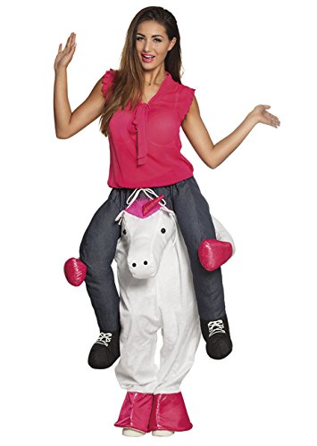 Boland 88097 - Kostüm Funny Einhorn, Größe L/XL, Unisex, Plüschkostüm, Karneval, Mottoparty, JGA von Boland