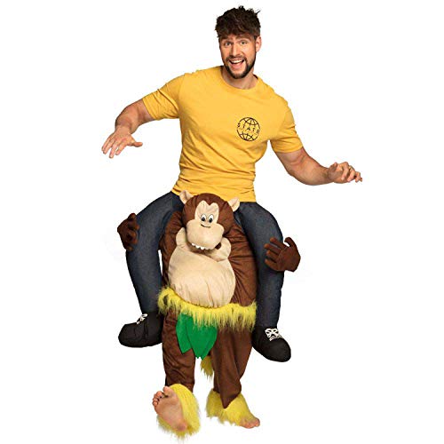 Boland 88115 - Kostüm Funny Monkey, Lustiger Affe, Einheitsgröße für Erwachsene, Unisex, Plüschkostüm, Affenkostüm, Karneval, Fasching, Fastnacht, Mottoparty von Boland