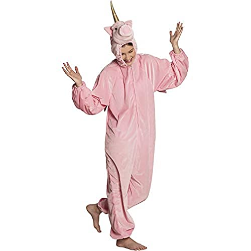 Boland 88170 - Kostüm für Erwachsene Einhorn, max. 165 cm, Kapuzen-Overall aus Plüsch, Reisverschluss vorne, Fantasy, Unicorn, Karneval, Fasching, Mottoparty Boland 88170 - Kostüm für Erwachsene Einhorn, max. 165 cm, Kapuzen-Overall aus Plüsch, Reisverschluss vorne, Fantasy, Unicorn, Karneval, Fasching, Mottoparty von Boland