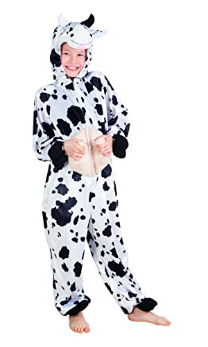 Boland 88201 - Kinderkostüm Kuh aus Plüsch, Größe 140, für Jungen und Mädchen, Kinderfasching, Karneval, Tierkostüm von Boland