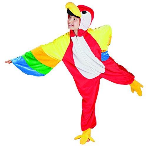 Boland - Kostüm für Kinder Papagei, aus Plüsch, Karneval, Fasching, Mottoparty, Verkleidung, Theater von Boland