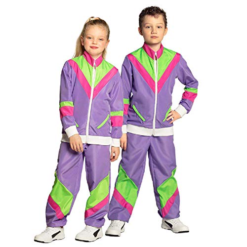 Boland 88521 - Kinderkostüm 80er Jahre Trainingsanzug mit Taschen, Jacke und Hose, verschiedene Größen, Campinganzug, Jogginganzug, Assi Anzug, Retro Style, Gruppenkostüm, Mottoparty, Karneval Boland 88521 - Kinderkostüm 80er Jahre Trainingsanzug mit Taschen, Jacke und Hose, verschiedene Größen, Campinganzug, Jogginganzug, Assi Anzug, Retro Style, Gruppenkostüm, Mottoparty, Karneval von Boland