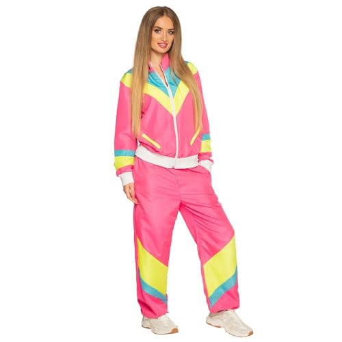 Boland 88531 - Kostüm Trainingsanzug 80er Jahre mit Taschen, Jacke und Hose, Campinganzug, Jogginganzug, Junggesellenabschied, Retro Style, Sportler, Gruppenkostüm, Motto Party, Karneval Boland 88531 - Kostüm Trainingsanzug 80er Jahre mit Taschen, Jacke und Hose, Campinganzug, Jogginganzug, Junggesellenabschied, Retro Style, Sportler, Gruppenkostüm, Motto Party, Karneval von Boland