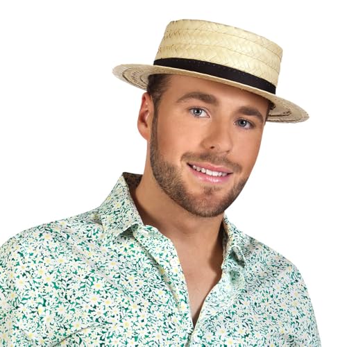 Boland 90992 - Hut Lou Bandy, Strohhut, Kopfbedeckung, Zubehör, Accessoire, Themenparty, Mottoparty, Karneval Boland 90992 - Hut Lou Bandy, Strohhut, Kopfbedeckung, Zubehör, Accessoire, Themenparty, Mottoparty, Karneval von Boland