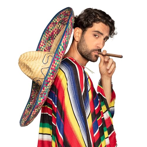 Boland 95413 - Sombrero Enrique, 70 cm, Hut für ein Mexiko Kostüm, Mexikaner, Gaucho, Karneval, Urlaub, Mottoparty Boland 95413 - Sombrero Enrique, 70 cm, Hut für ein Mexiko Kostüm, Mexikaner, Gaucho, Karneval, Urlaub, Mottoparty von Boland