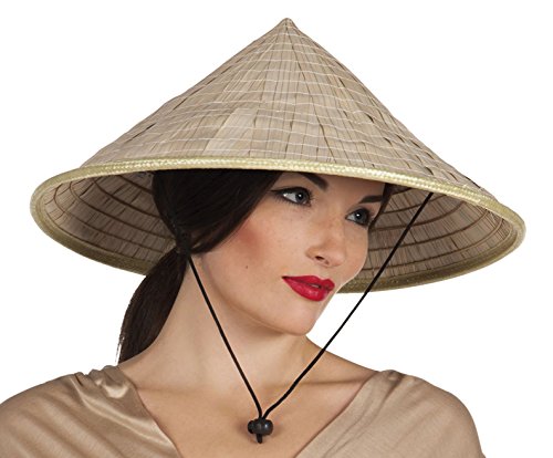 Boland 95453 - Hut Oriental, chinesischer Hut, Reisbauer, aus Stroh, Karneval, Kostüm, Mottoparty Boland 95453 - Hut Oriental, chinesischer Hut, Reisbauer, aus Stroh, Karneval, Kostüm, Mottoparty von Boland