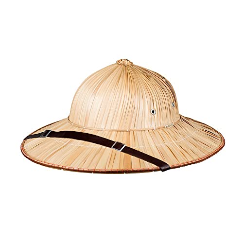 Boland 95464 -Tropenhelm Stroh, Safari, Ranger, Guide, Reisebegleiter, Hut, Kopfbedeckung, Accessoire, Kostüm, Karneval, Mottoparty Boland 95464 -Tropenhelm Stroh, Safari, Ranger, Guide, Reisebegleiter, Hut, Kopfbedeckung, Accessoire, Kostüm, Karneval, Mottoparty von Boland
