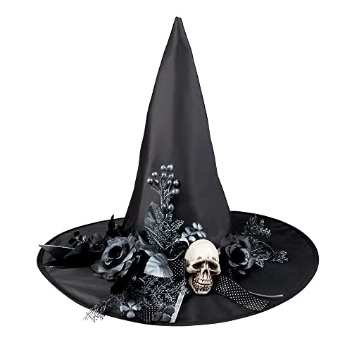 Boland 96993 - Hut Hexe Skulla, Hexenhut für Faschingskostüme, Accessoire für Zauberer und Magier, Zubehör für Faschingskostüme, Märchen Kostüm Boland 96993 - Hut Hexe Skulla, Hexenhut für Faschingskostüme, Accessoire für Zauberer und Magier, Zubehör für Faschingskostüme, Märchen Kostüm von Boland